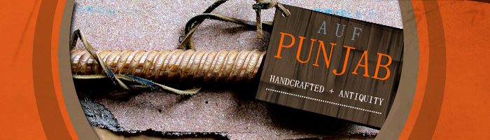 Auf Punjab Handcrafted Old Growth Wood Canes
