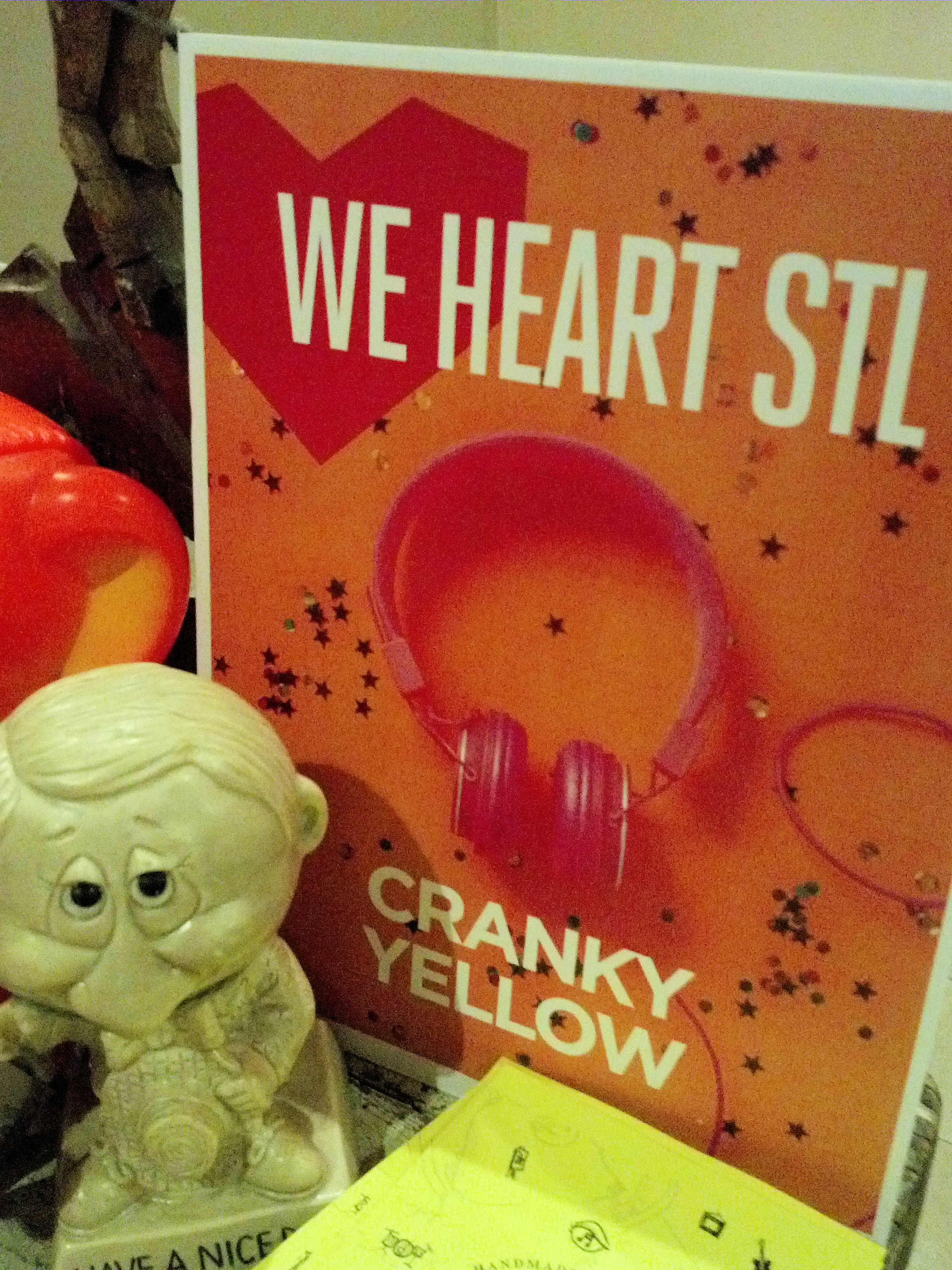 We Heart STL Cranky Yellow